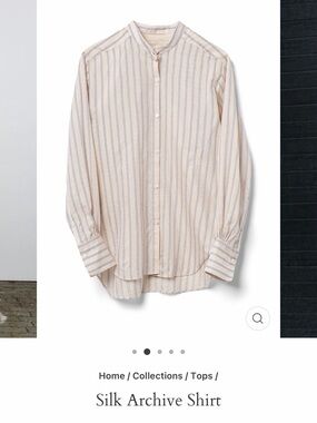 Four Objects silk shirt size small never worn brand new